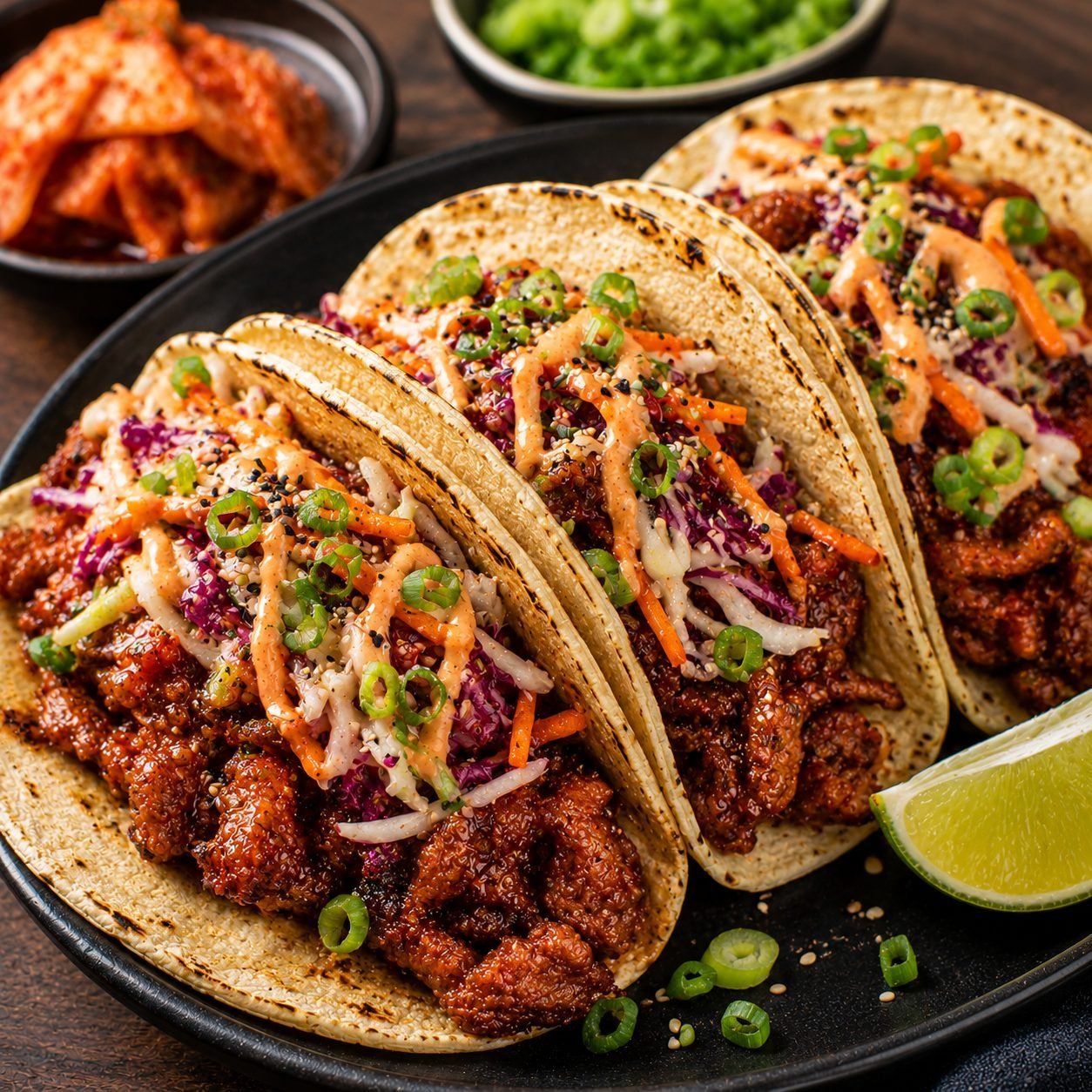 Korean-American Spicy Pork Taco Recipe | Sweet & Spicy Fusion Tacos