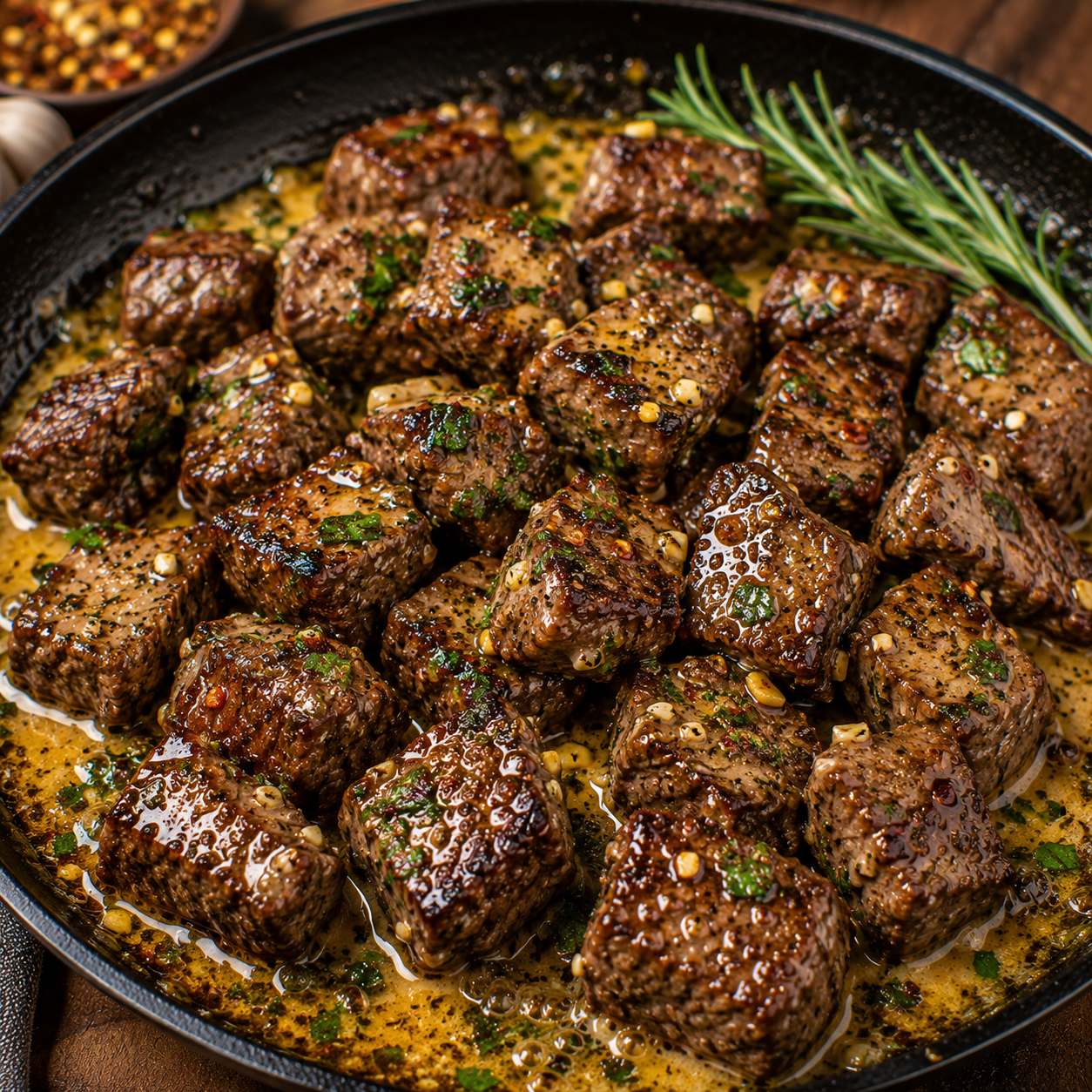 Cowboy Butter Steak Bites Recipe | Garlic Herb Butter Beef Bites