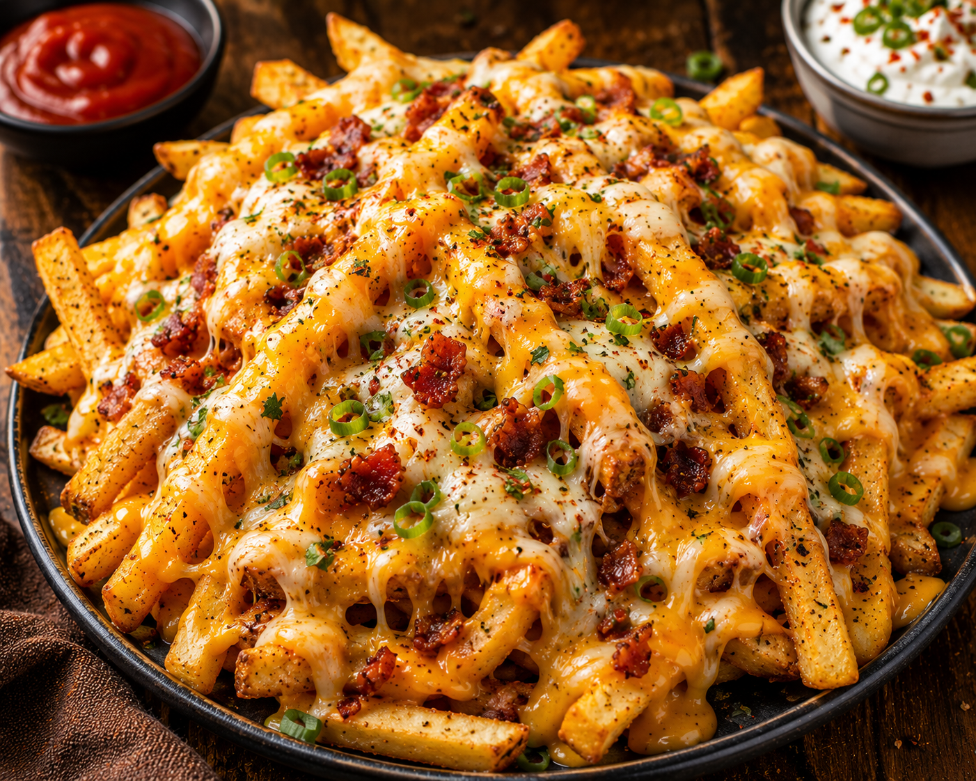 Cheese Loaded Fries Recipe | Ultimate Cheesy French Fries