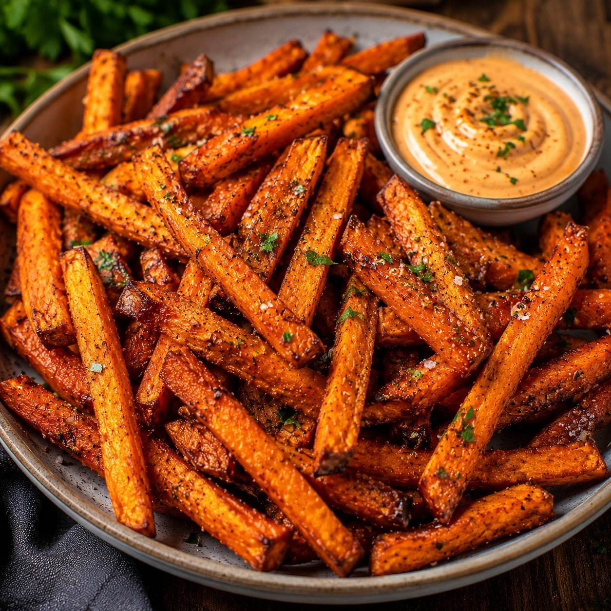 Sweet Potato Fries Recipe | Crispy Baked or Fried Sweet Potato Fries