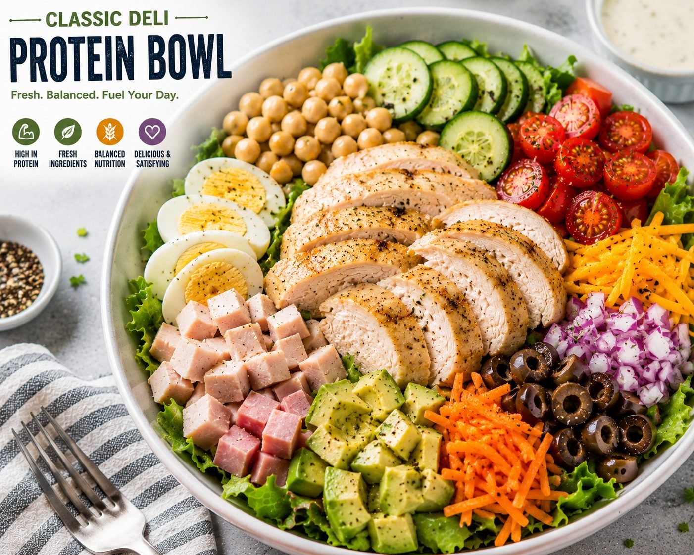 Classic Deli Protein Bowl