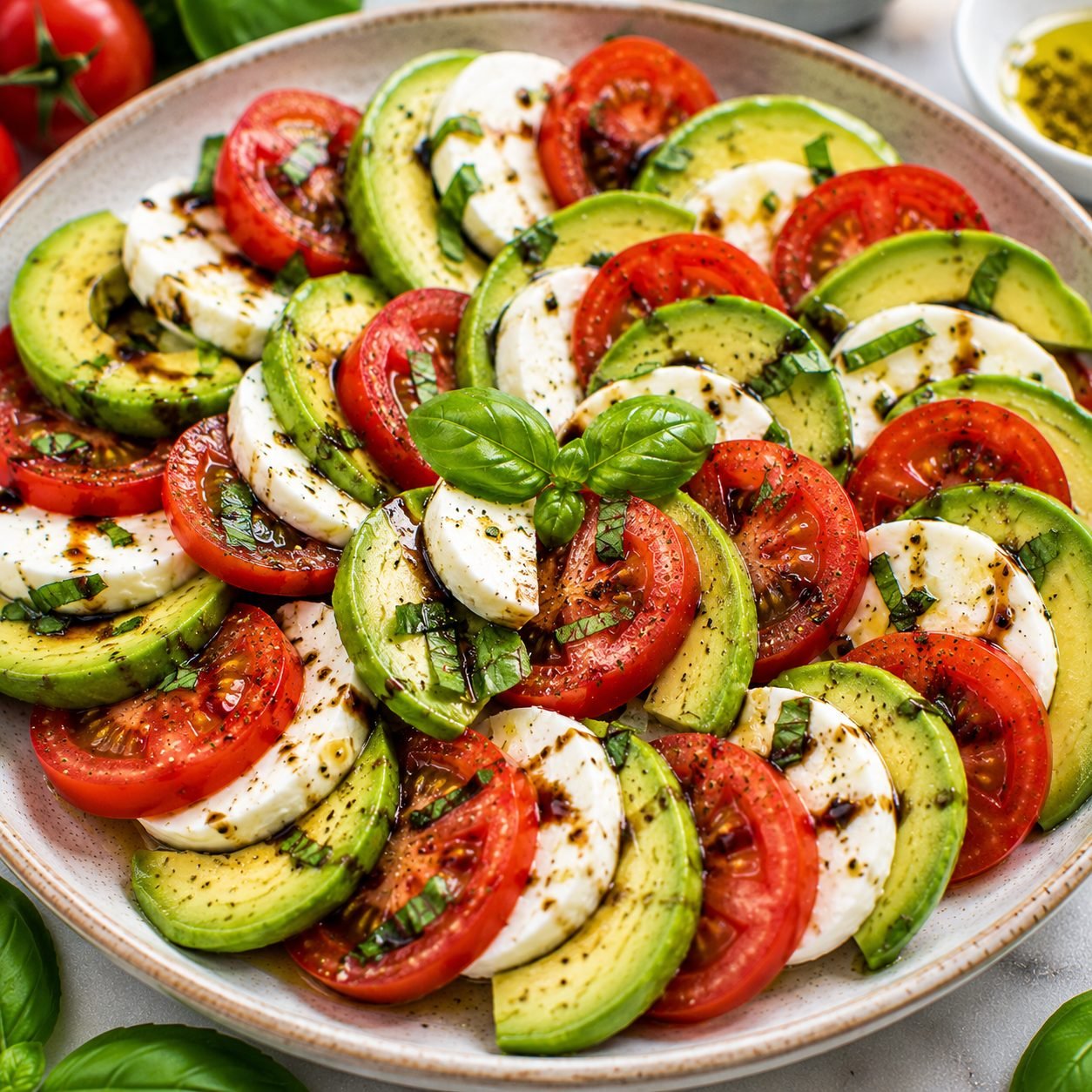 Avocado Caprese Salad