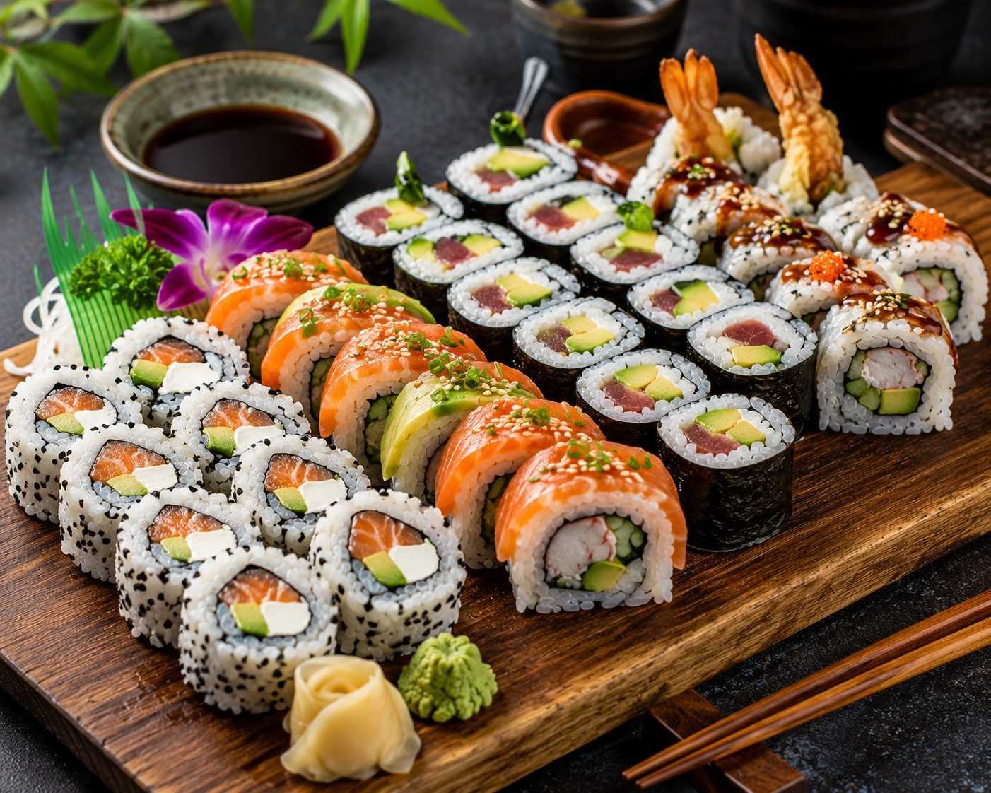 Authentic Japanese Sushi Rolls Recipe | Easy Homemade Maki Rolls
