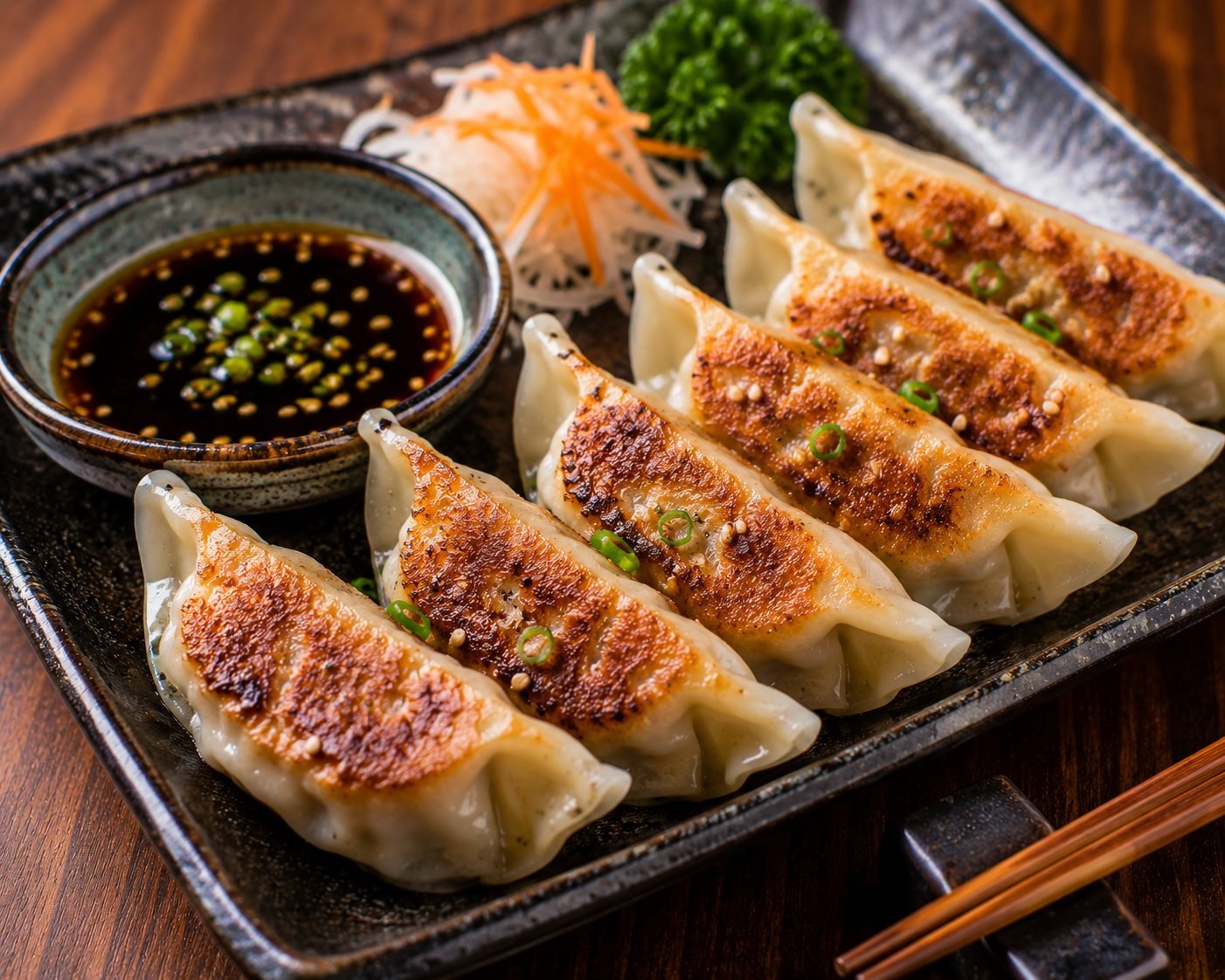 Authentic Japanese Gyoza Recipe | Crispy Pan-Fried Pork Dumplings