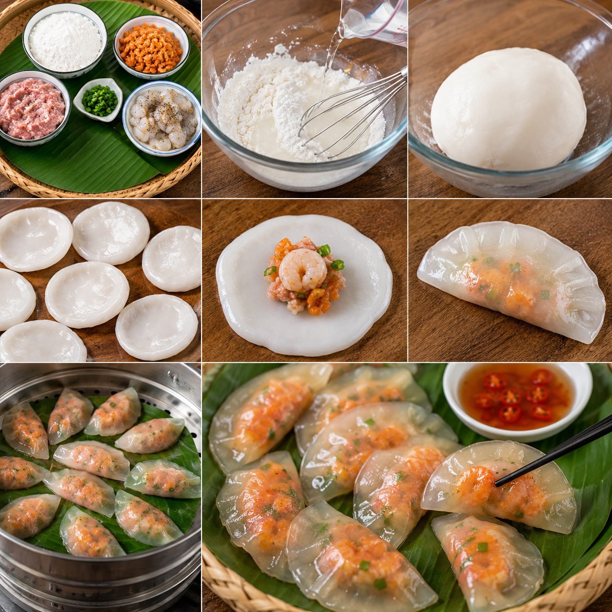 Authentic Bánh Bột Lọc Recipe | Vietnamese Tapioca Shrimp & Pork Dumplings