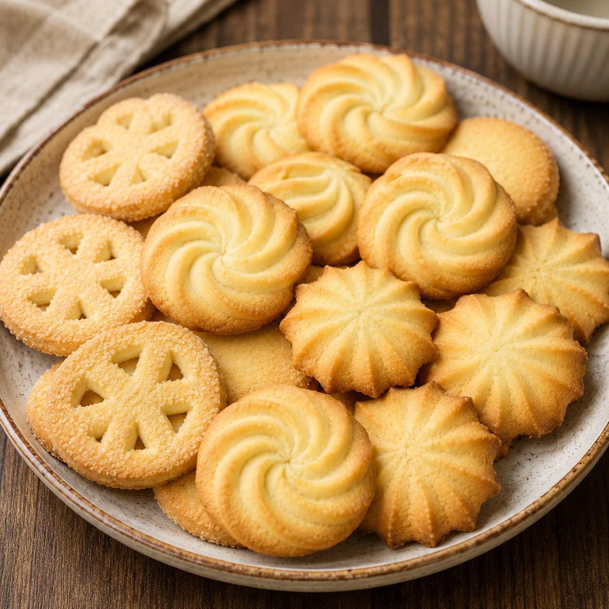 Classic Butter Cookies Recipe | Rich, Buttery Homemade Melt-in-Your-Mouth Cookies