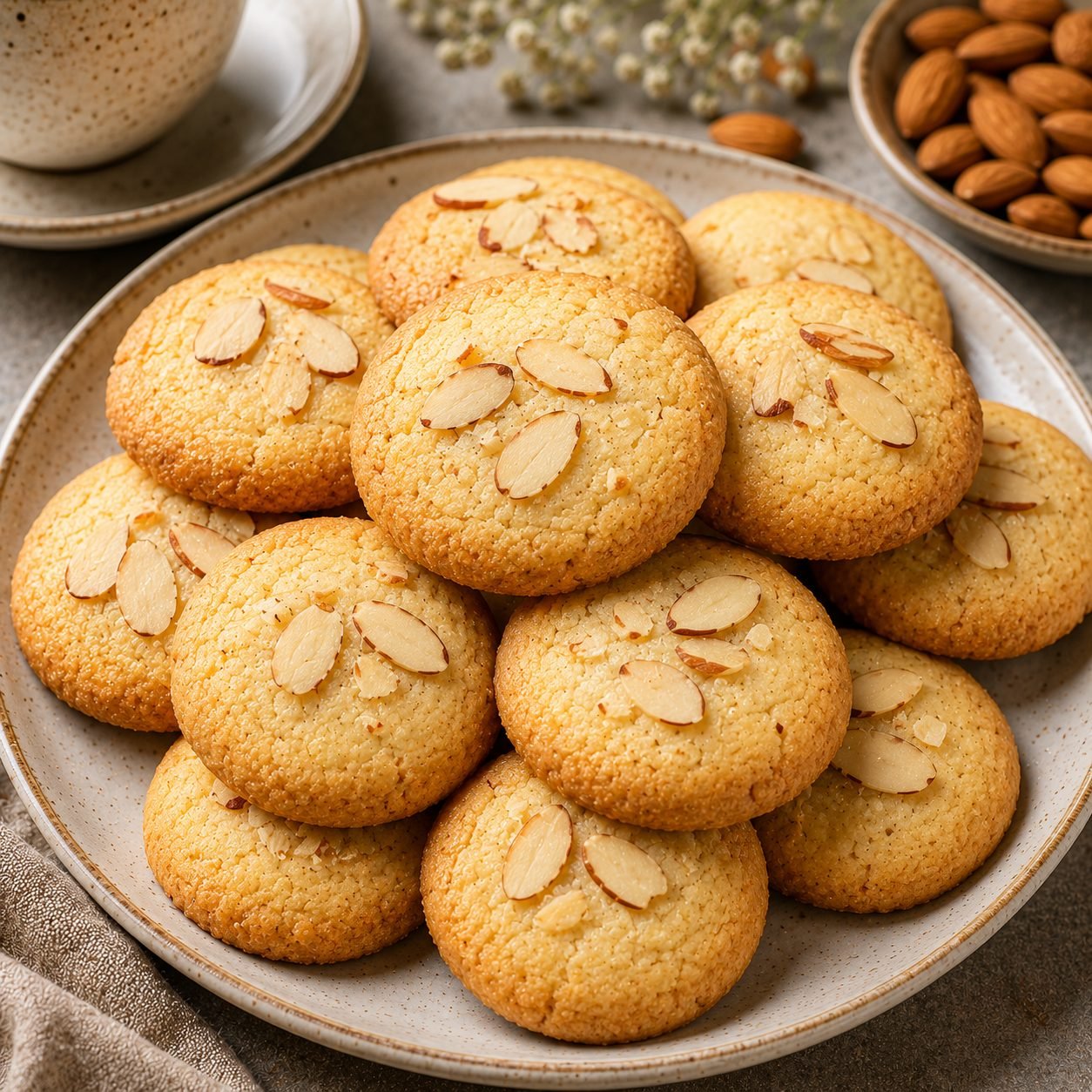 Almond Butter Cookies Recipe | Rich, Buttery Homemade Almond Cookies