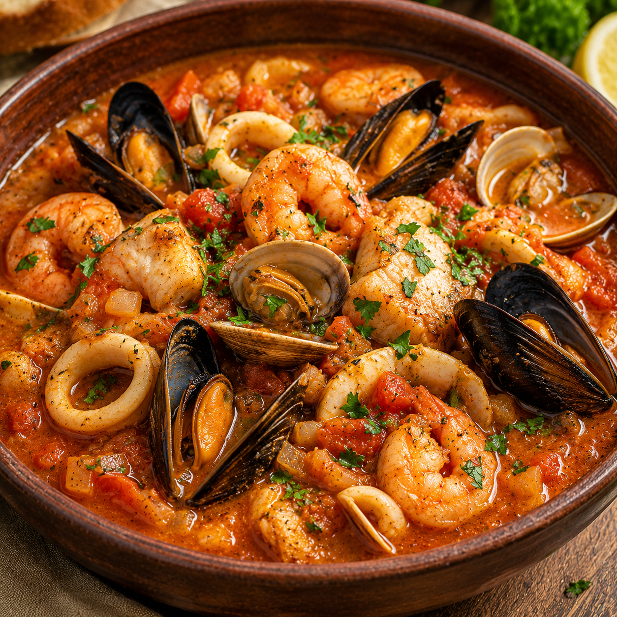 Classic Seafood Stew Recipe | Hearty Mixed Seafood Stew
