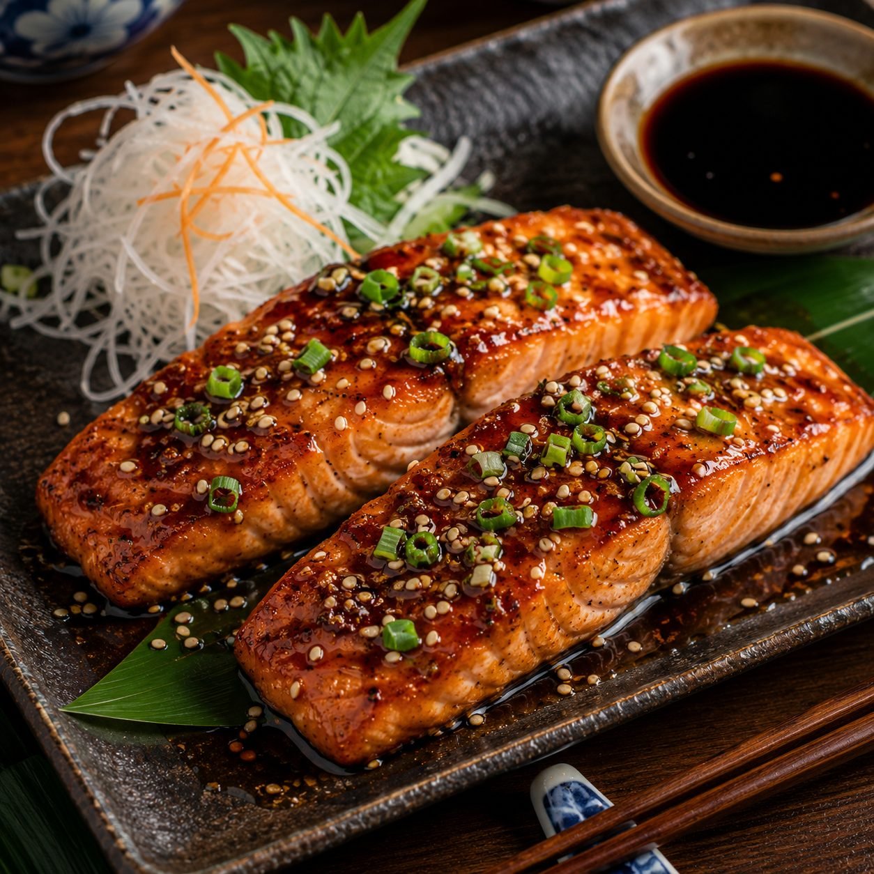 Authentic Japanese Teriyaki Salmon Recipe | Classic Salmon Teriyaki