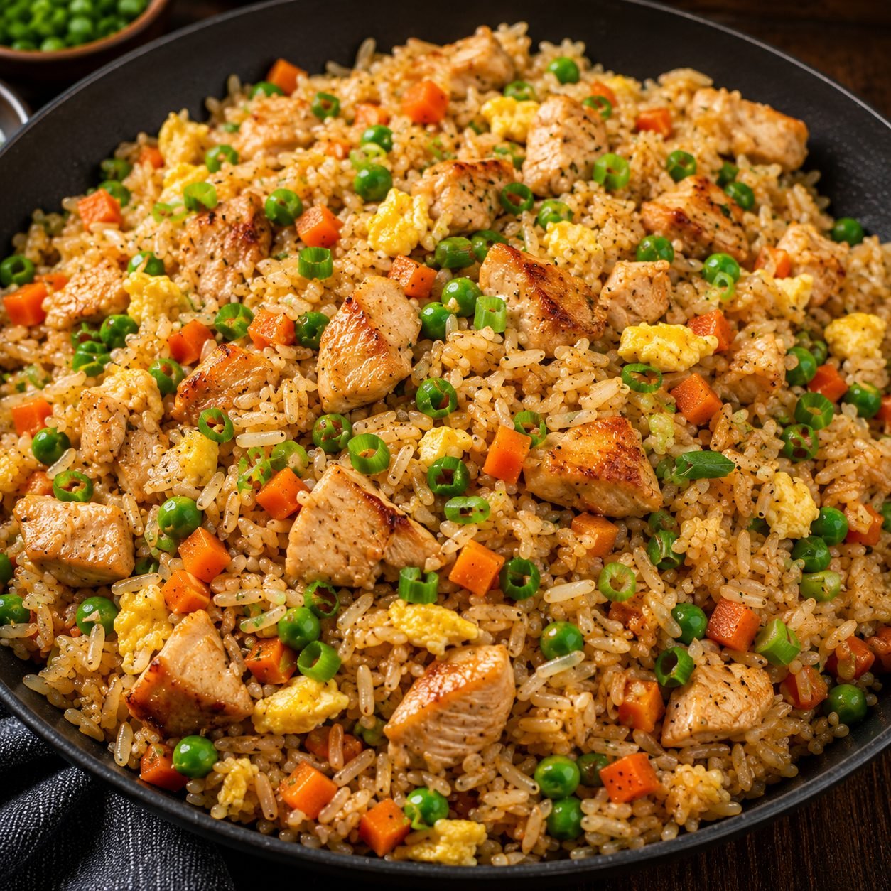 Chicken Fried Rice Recipe | Easy Homemade Chinese-Style Fried Rice