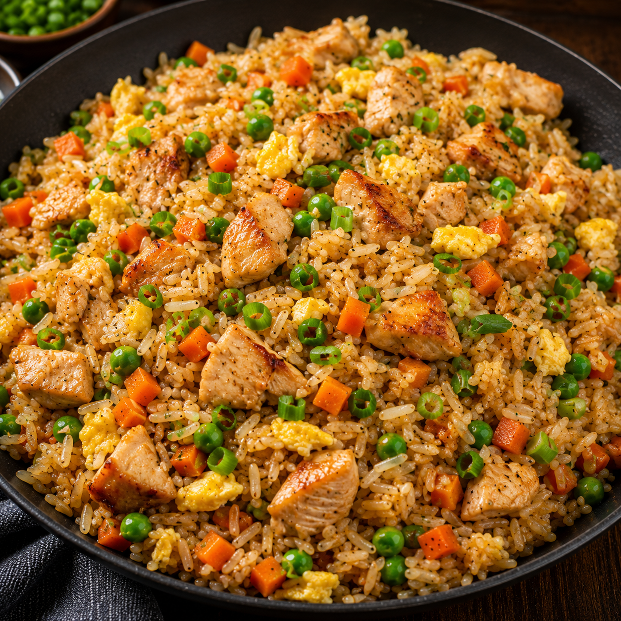 Chicken Fried Rice Recipe | Easy Homemade Chinese-Style Fried Rice