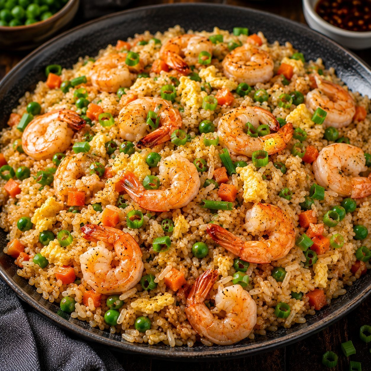 Shrimp Fried Rice Recipe | Restaurant-Style Garlic Shrimp Fried Rice
