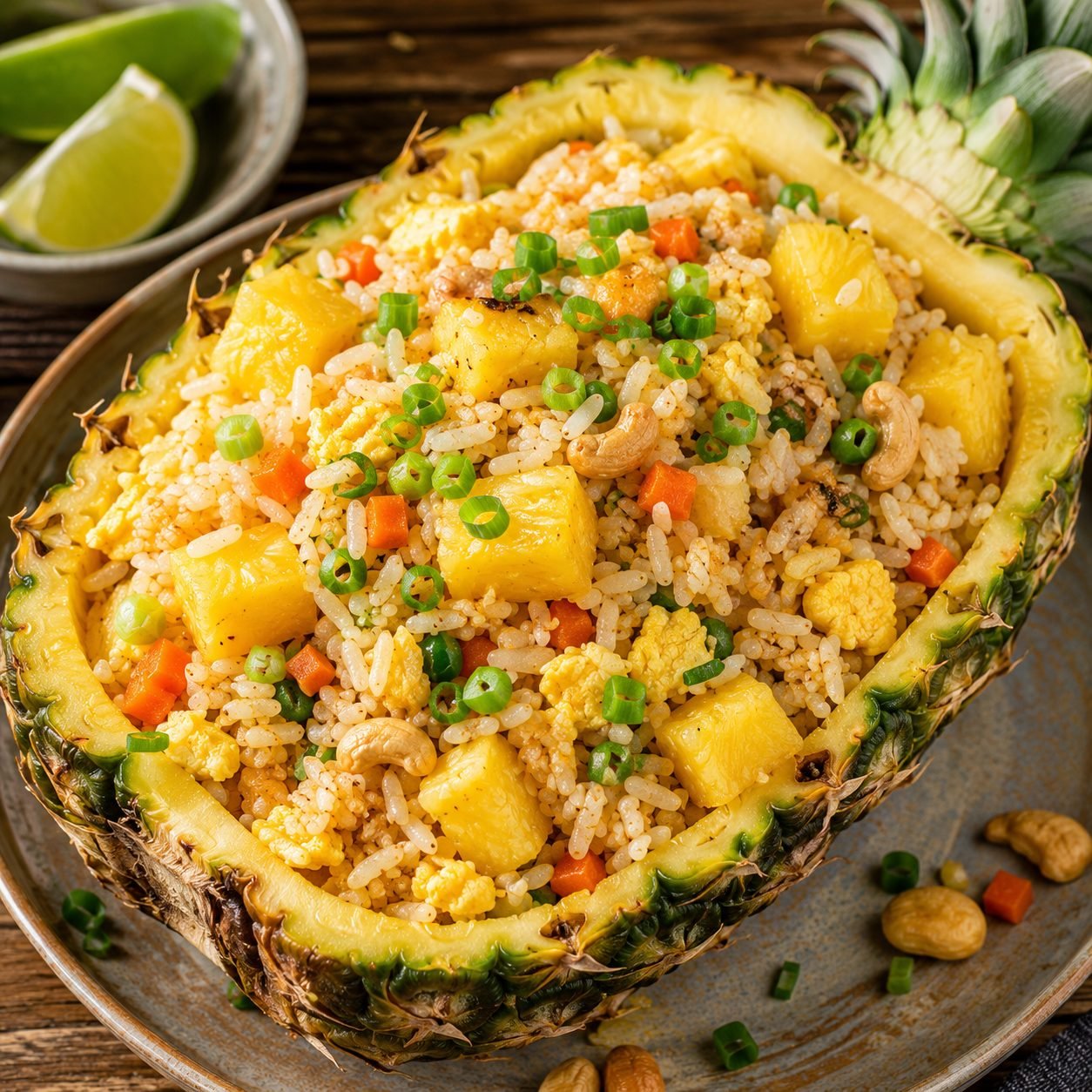 Pineapple Fried Rice Recipe | Sweet & Savory Thai-Style Pineapple Fried Rice