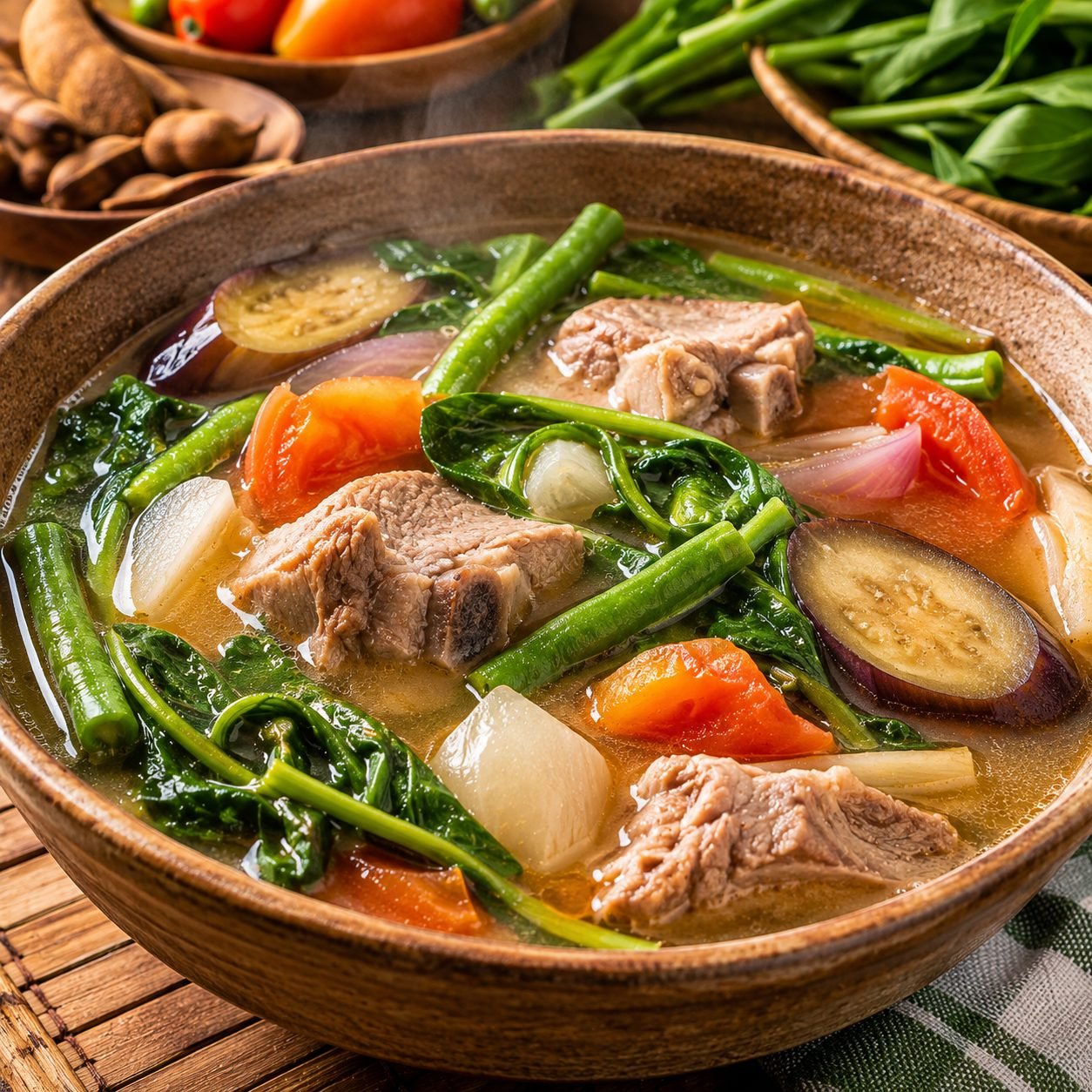 Filipino Sinigang Recipe | Authentic Traditional Tamarind Sour Soup