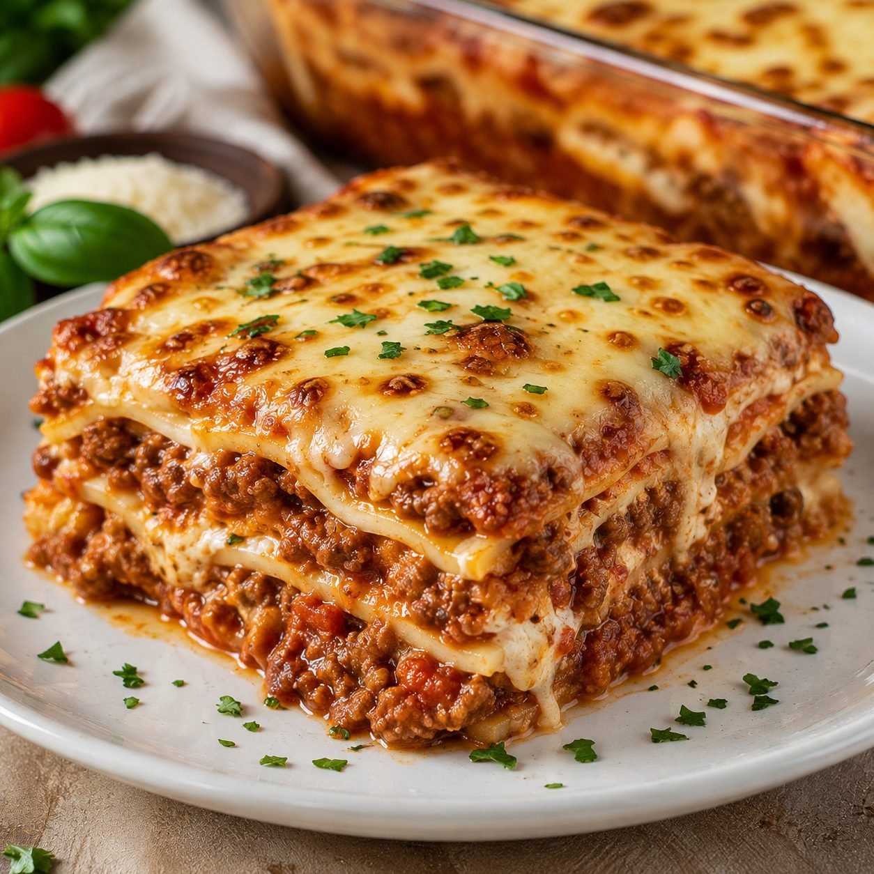 Classic Meat Lasagna Recipe | Rich, Cheesy Homemade Italian Lasagna