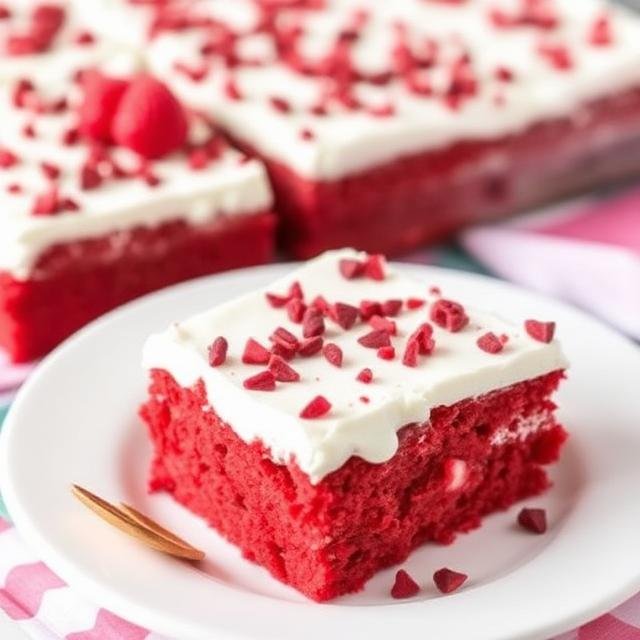 Red Velvet Sheet Cake