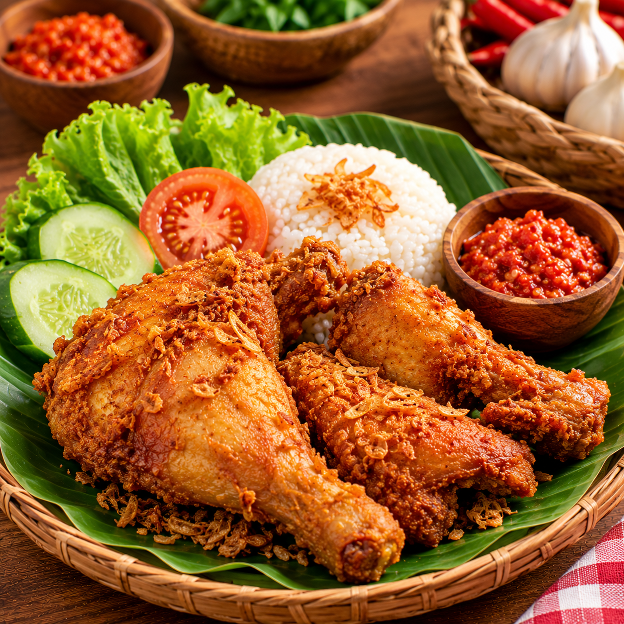 Indonesian Ayam Goreng Recipe | Authentic Indonesian Fried Chicken