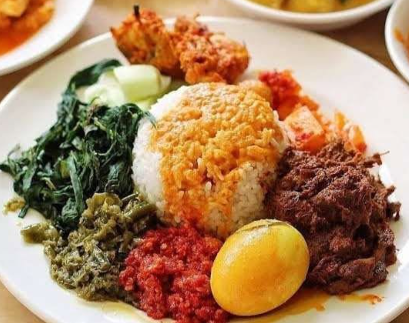 Indonesian Nasi Padang Recipe | Authentic Padang Rice Platter