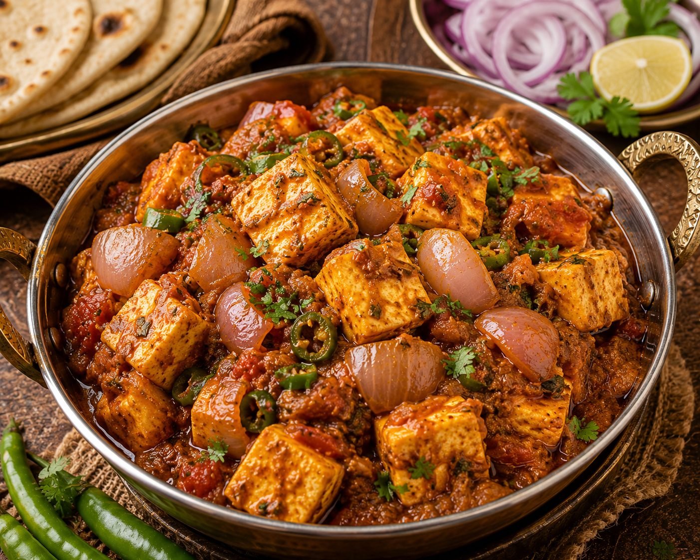 Paneer Do Pyaza (Rajasthan)