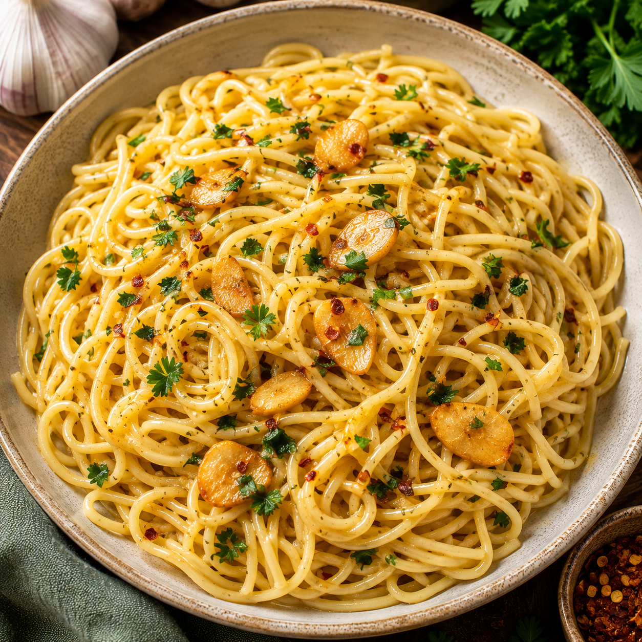 Garlic Butter Noodles Recipe | Easy Homemade Buttery Garlic Pasta