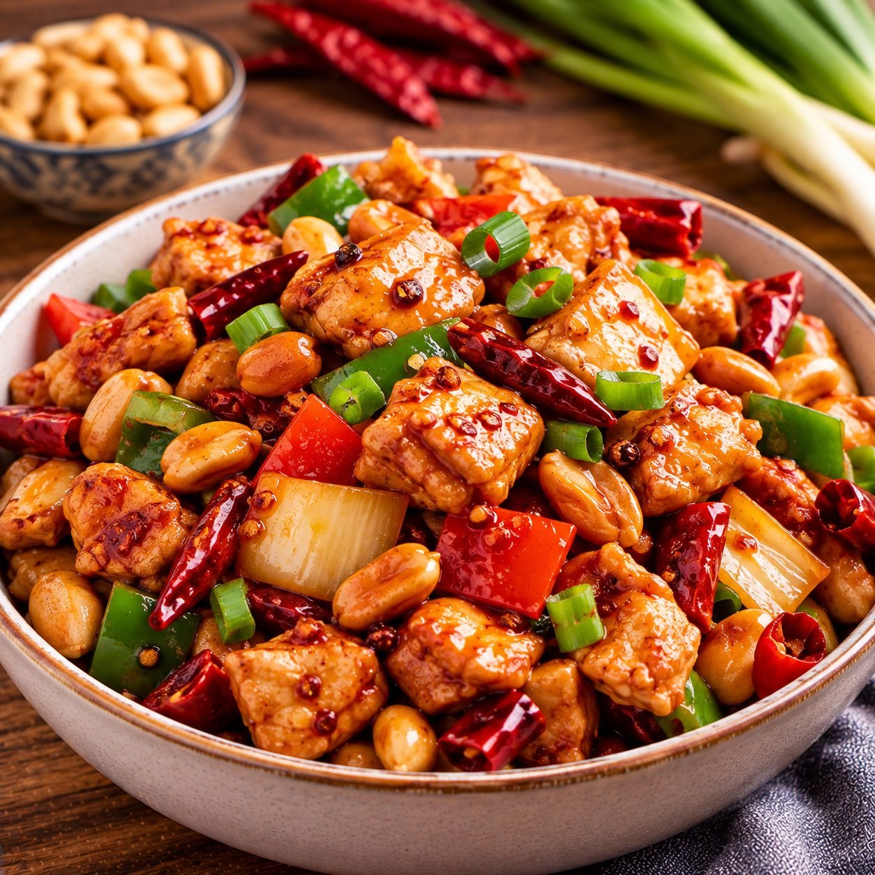 Chinese Kung Pao Chicken |  Authentic Sichuan Stir-Fry Recipe