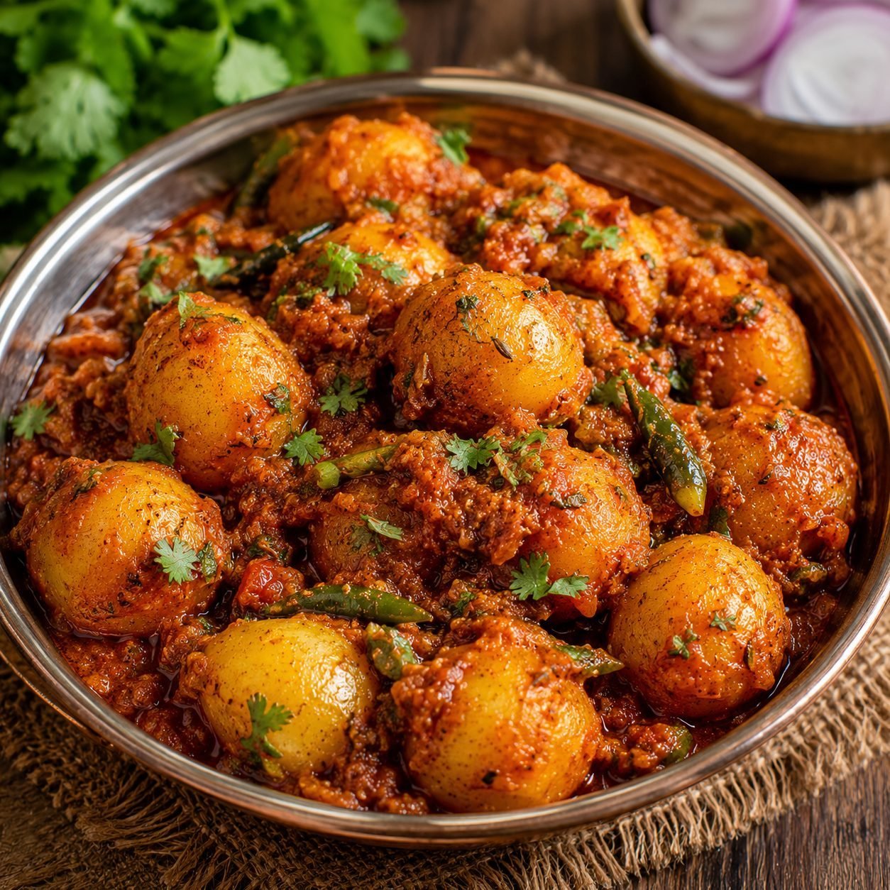 Indian Dum Aloo | Authentic Kashmiri Dum Aloo Recipe
