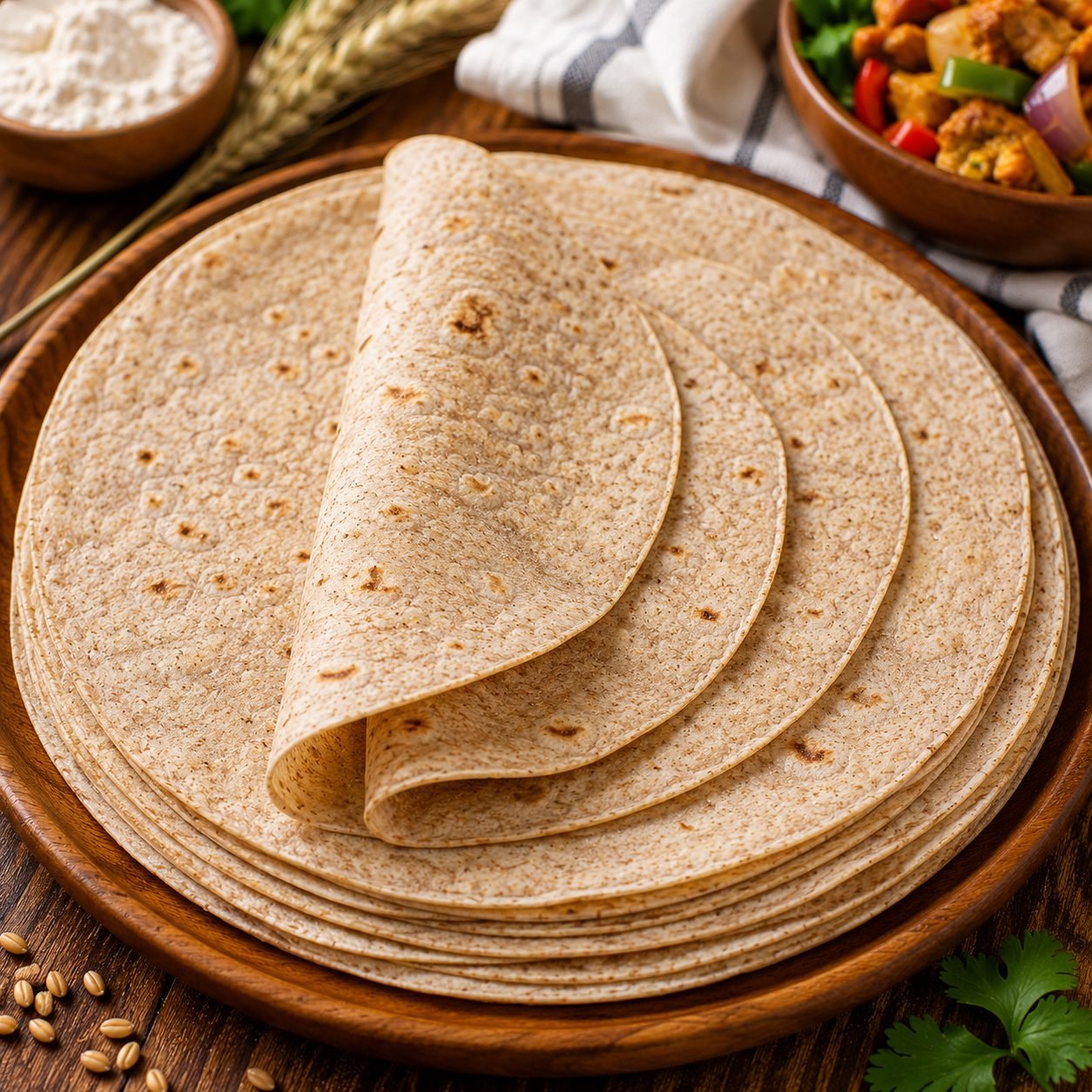 Homemade Wheat Wrapper | Soft Whole Wheat Dumpling & Spring Roll Wrapper Recipe