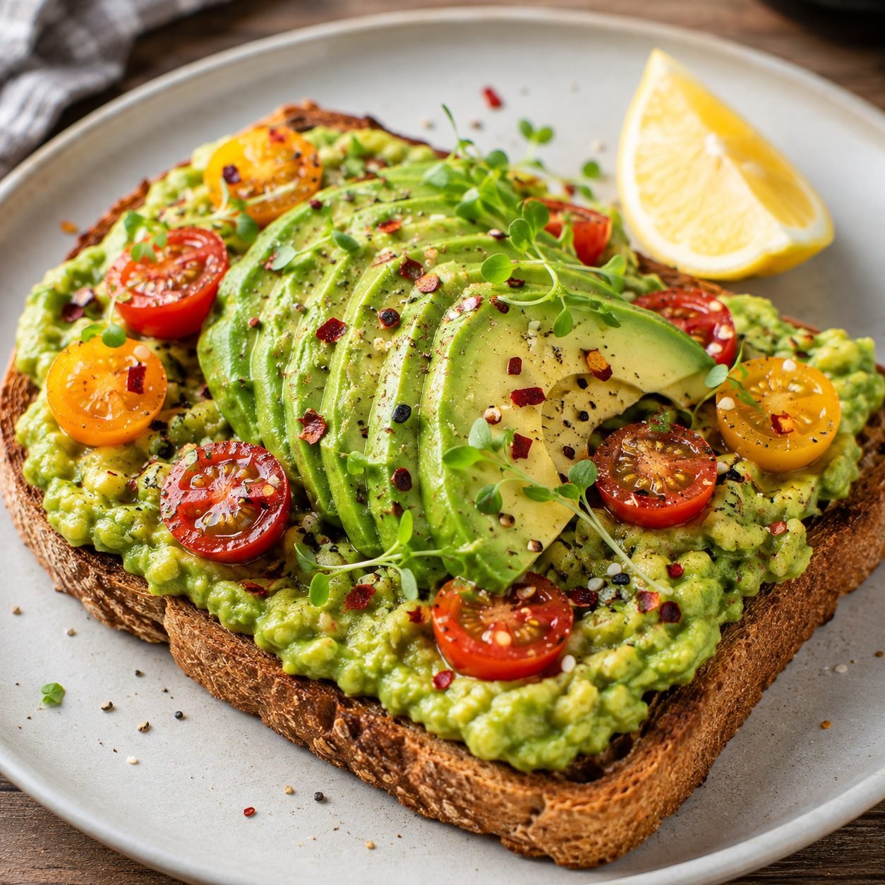 American Avocado Toast Recipe | Creamy Avocado on Crispy Toast