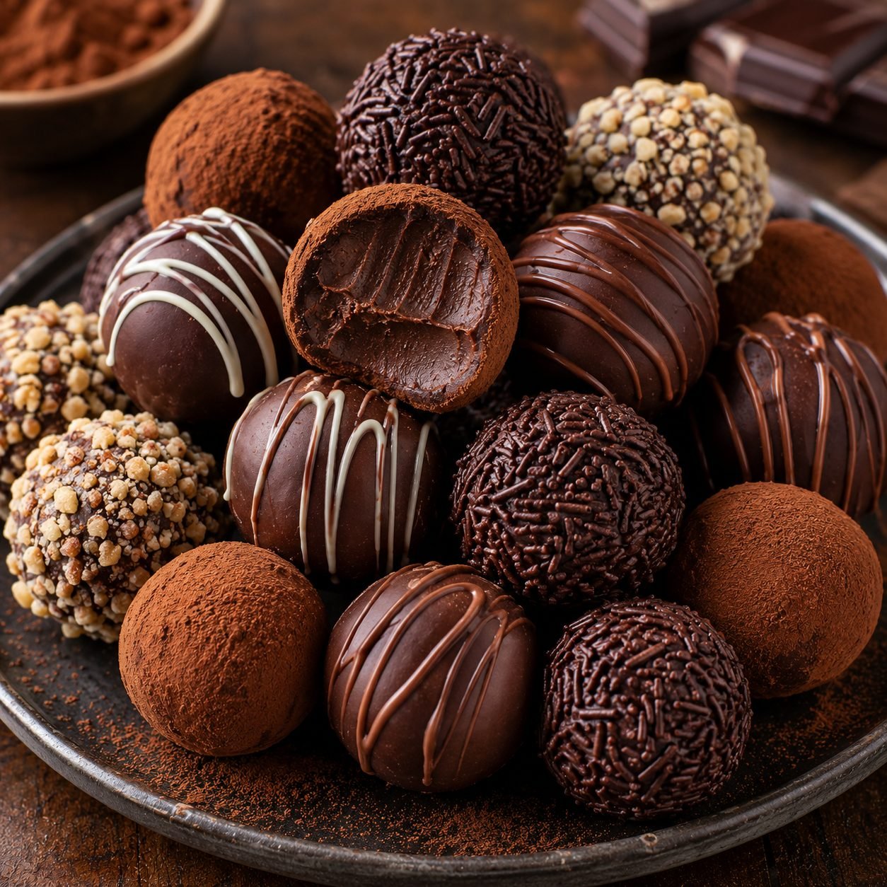 Chocolate Truffles | Classic Rich & Creamy Chocolate Truffle Recipe