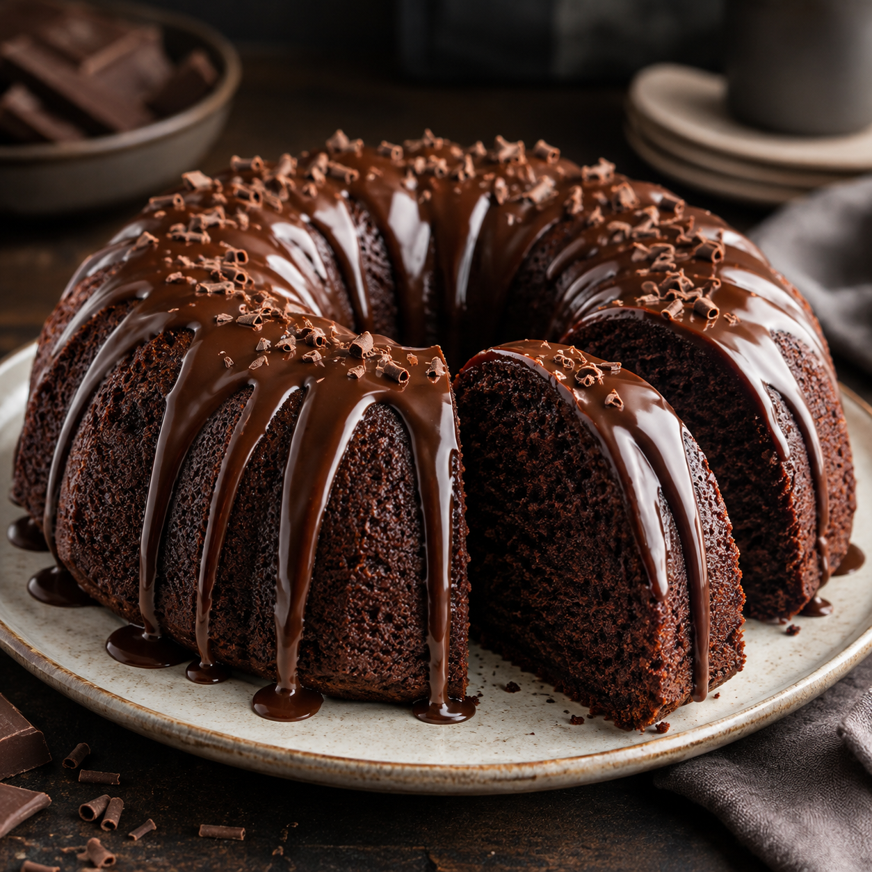 Chocolate Bundt Cake | Moist, Rich & Decadent Chocolate Cake Recipe