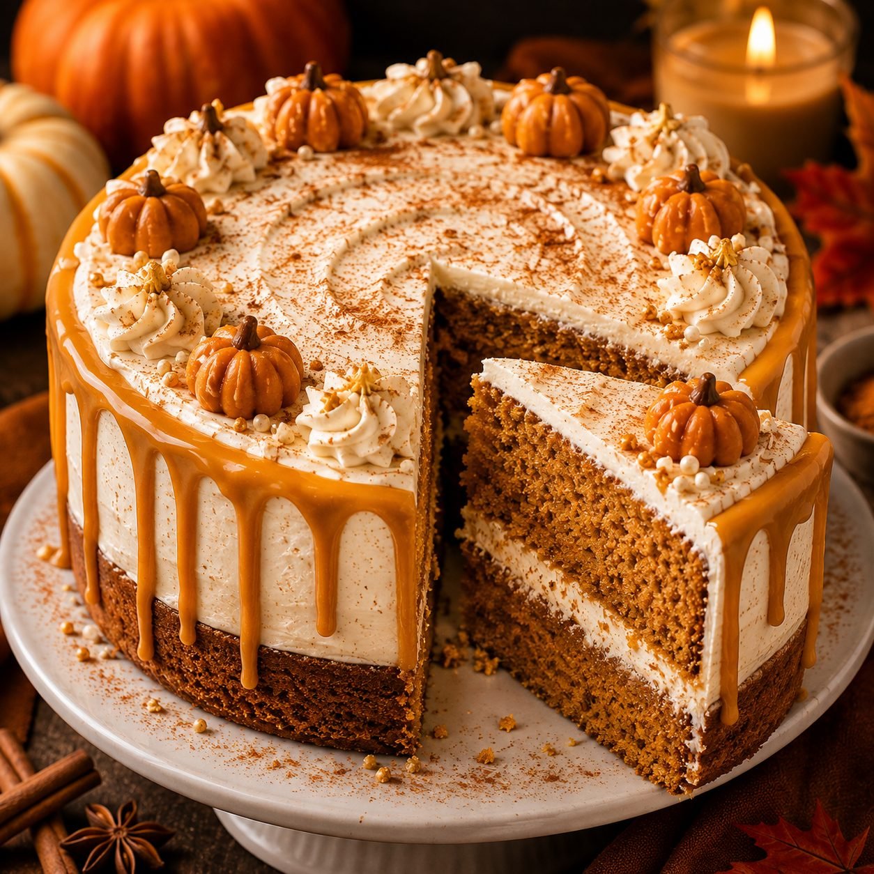 Pumpkin Magic Cake Recipe | Three-Layer Pumpkin Custard Dessert