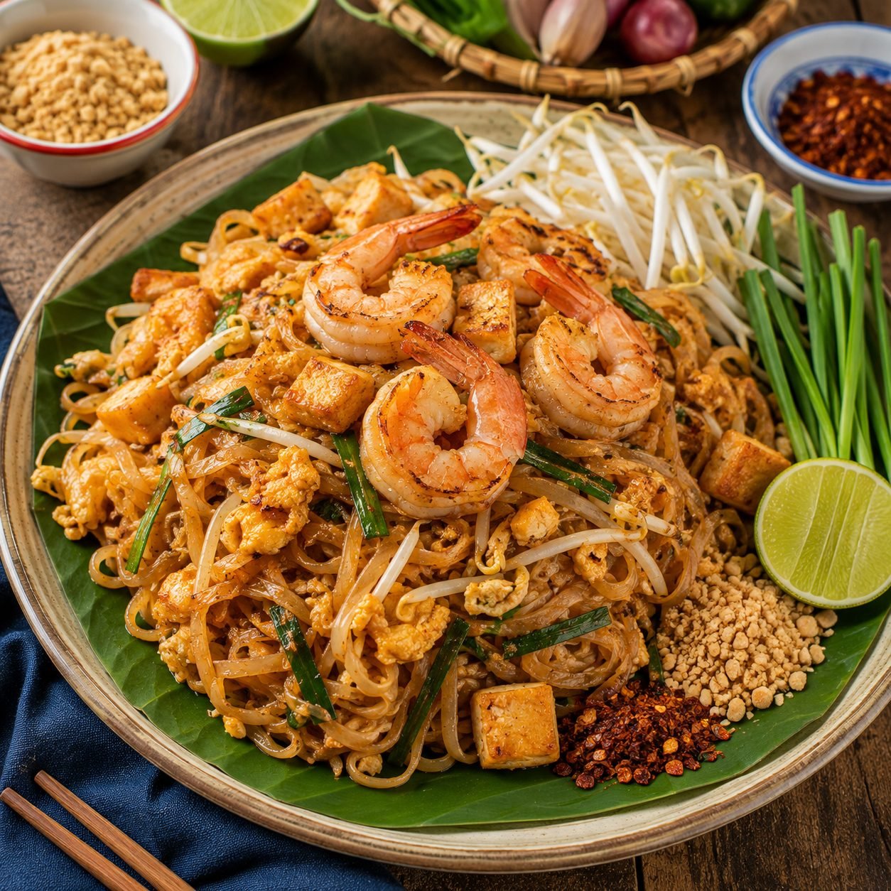 Thailand Pad Thai | Classic Thai Stir-Fried Rice Noodles