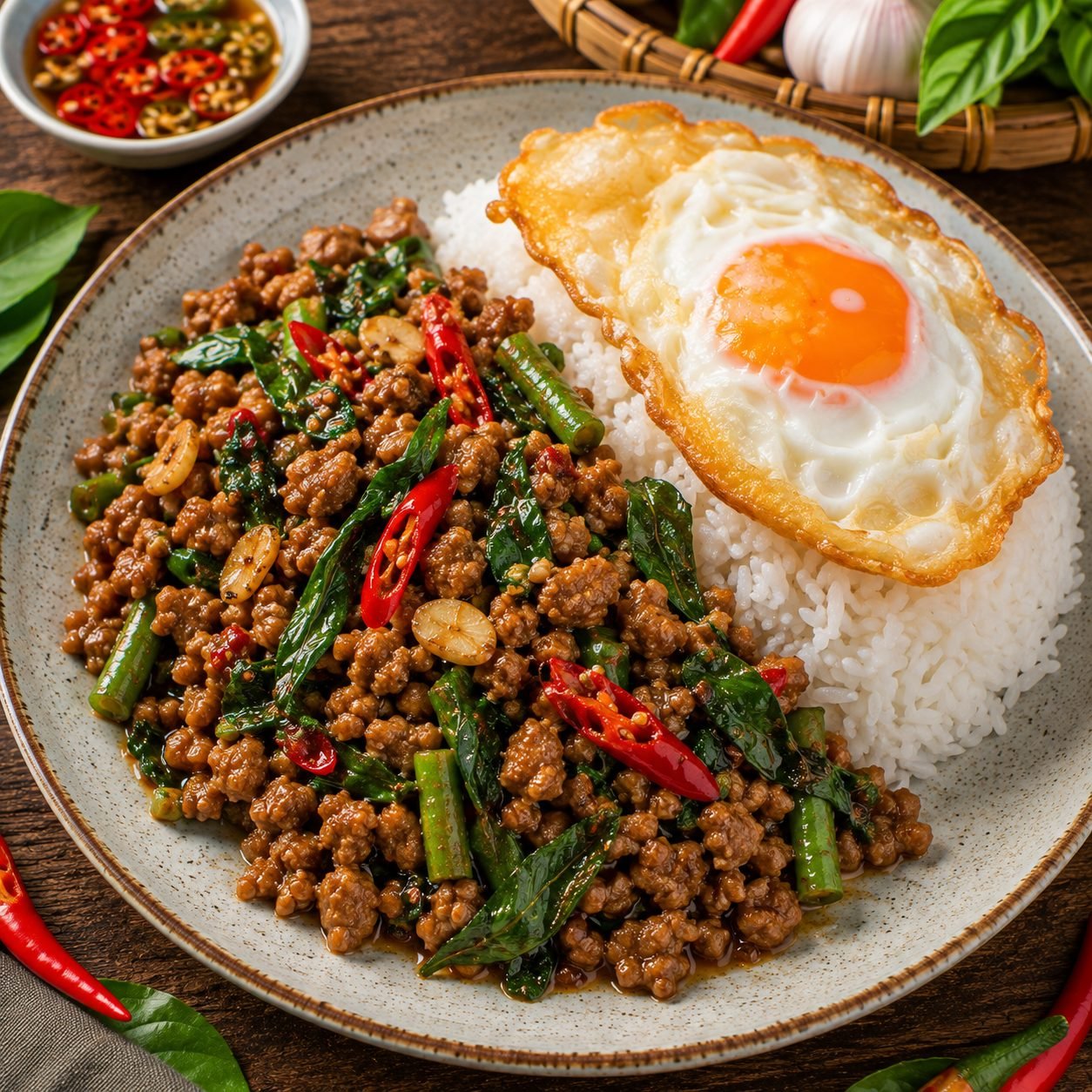 i Pad Krapow Recipe | Authentic Thai Basil Chicken Stir-Fry