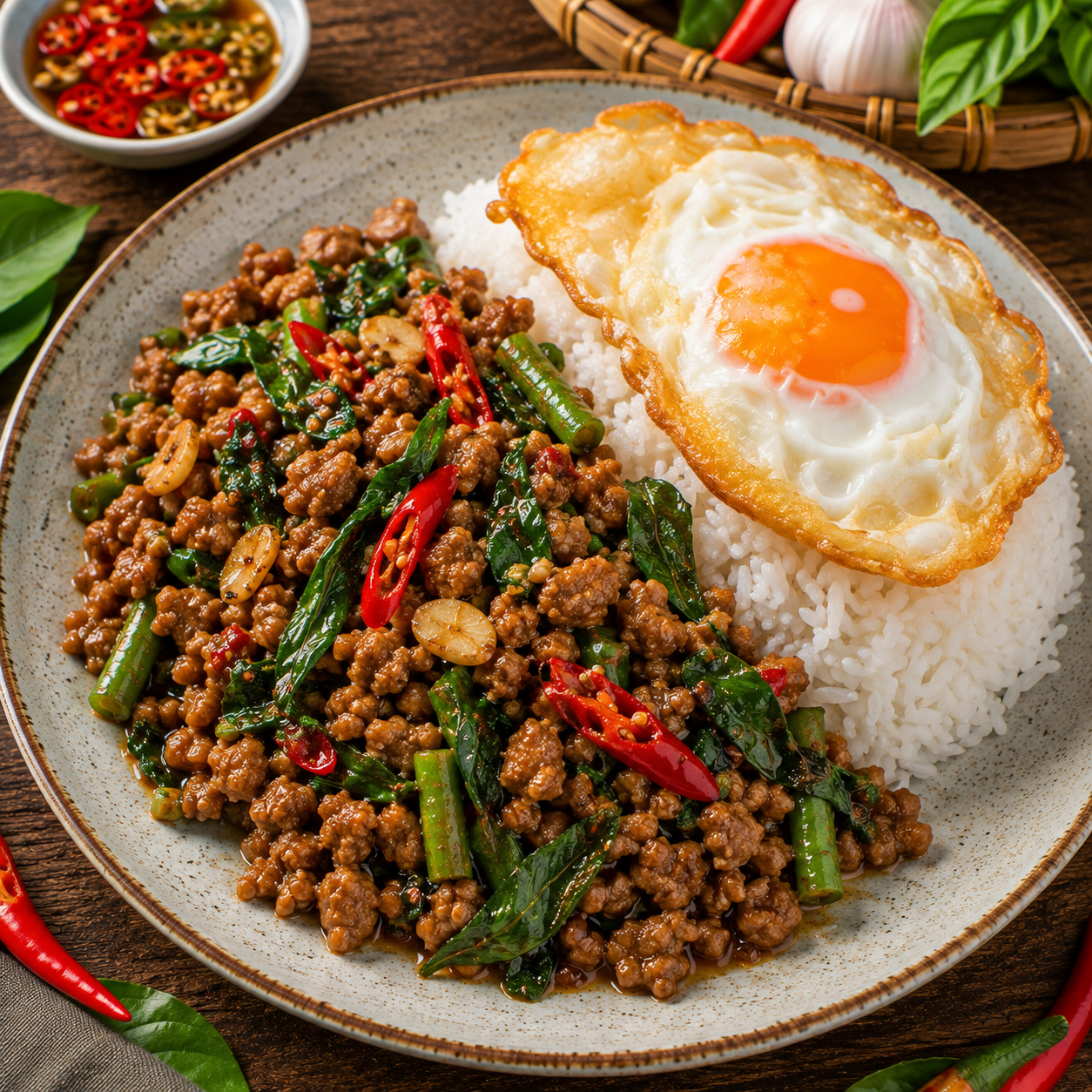 i Pad Krapow Recipe | Authentic Thai Basil Chicken Stir-Fry