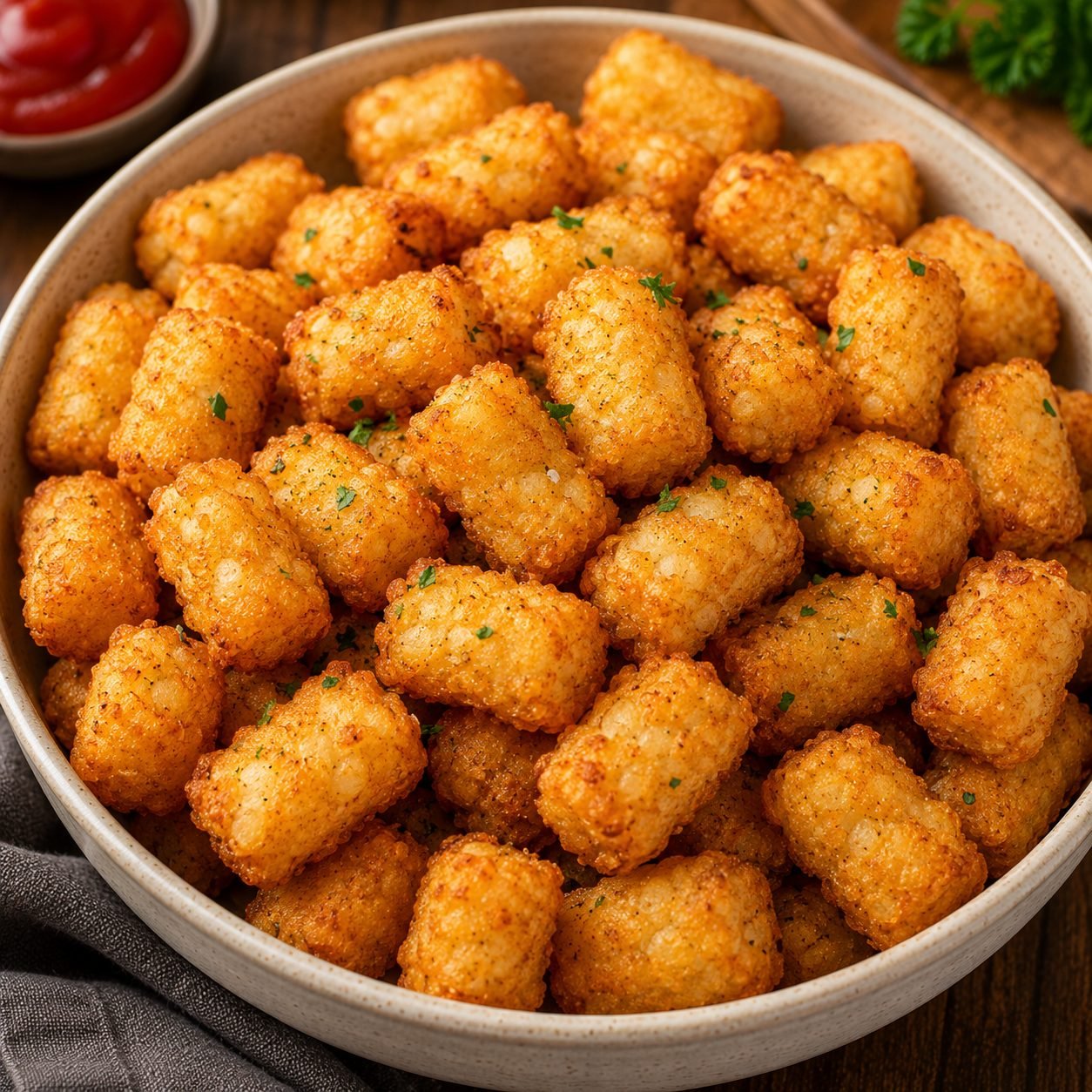 Tater Tots | Crispy Golden Homemade Potato Tots