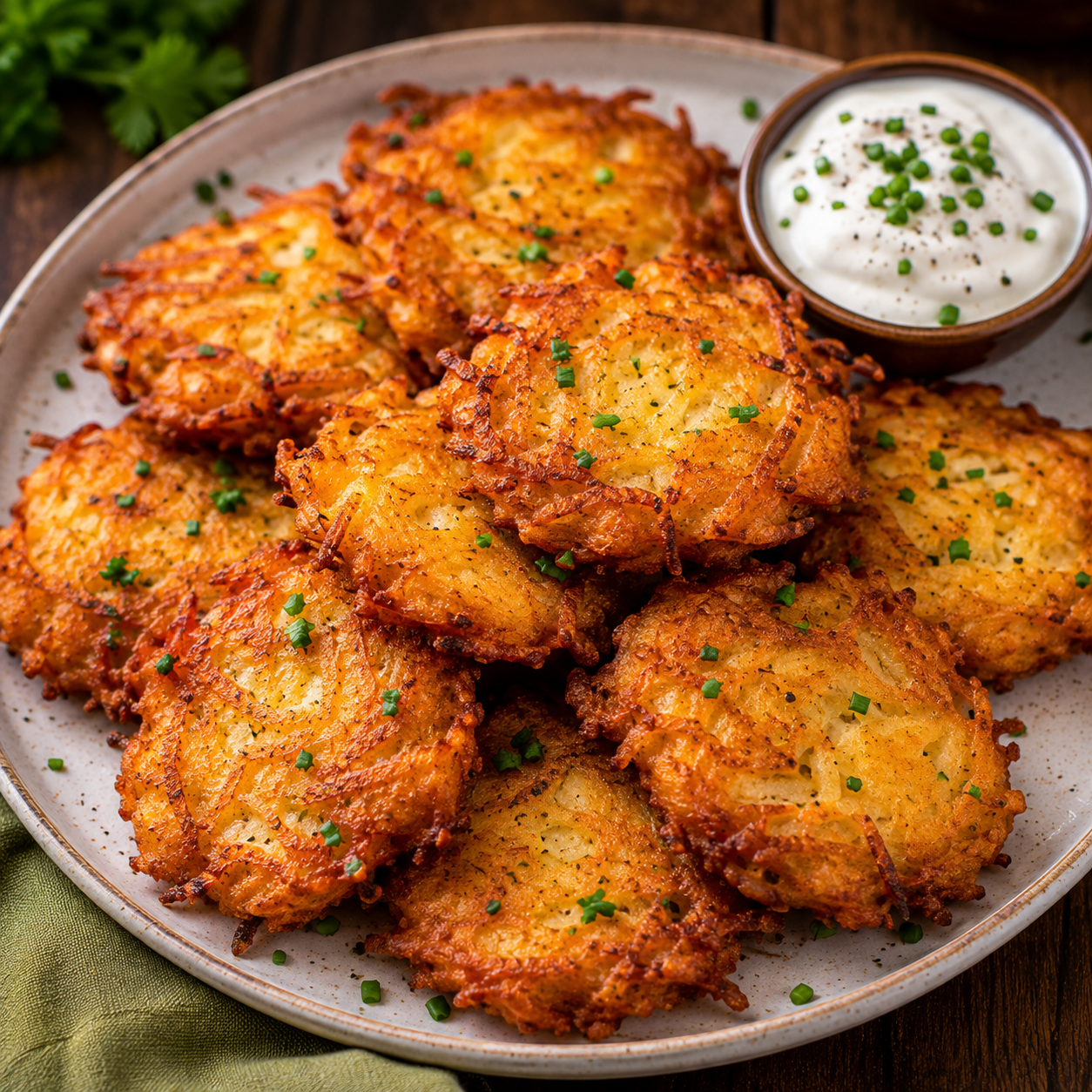 Potato Fritters Recipe | Crispy Golden Shredded Potato Patties