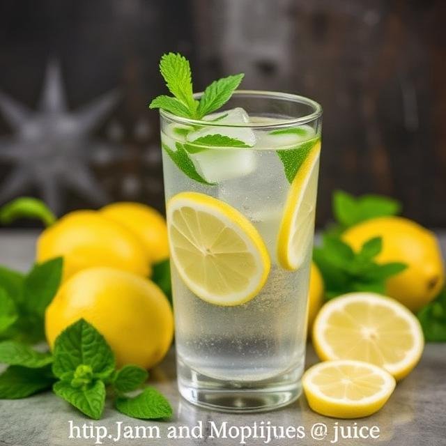 Water Lemon Mint Juice