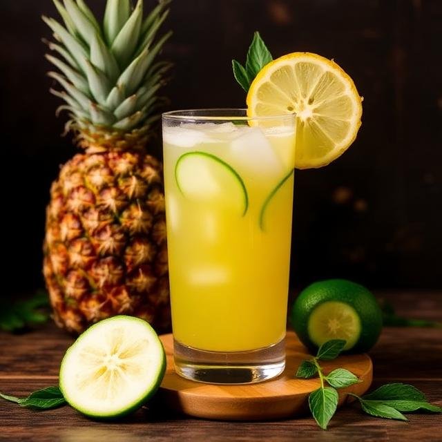Pineapple Cucumber Juice