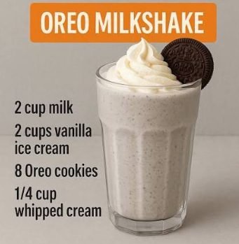 Oreo Milkshake