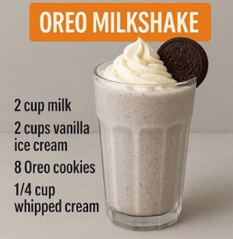 Oreo Milkshake