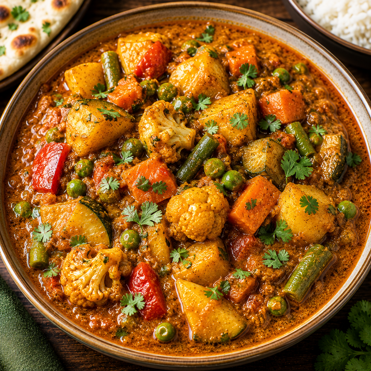 Vegetable Curry Recipe | Easy Mixed Vegetable Curry with Coconut & Spices