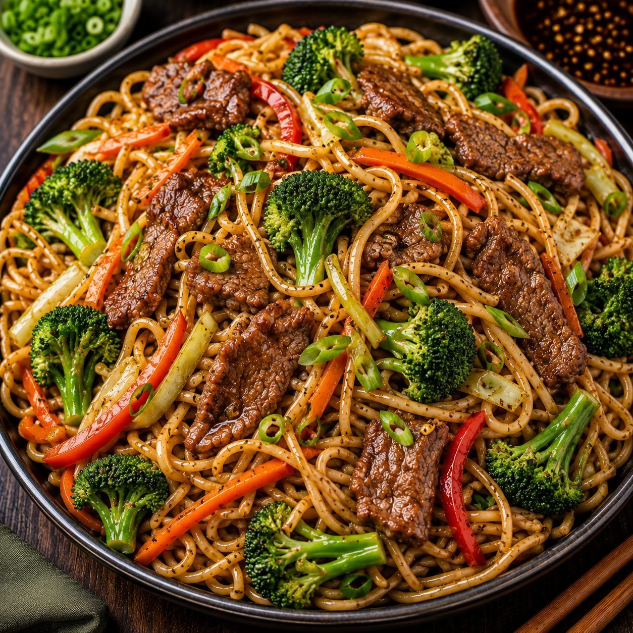Beef & Broccoli Chow Mein | Savory Chinese-Style Beef Noodle Stir-Fry