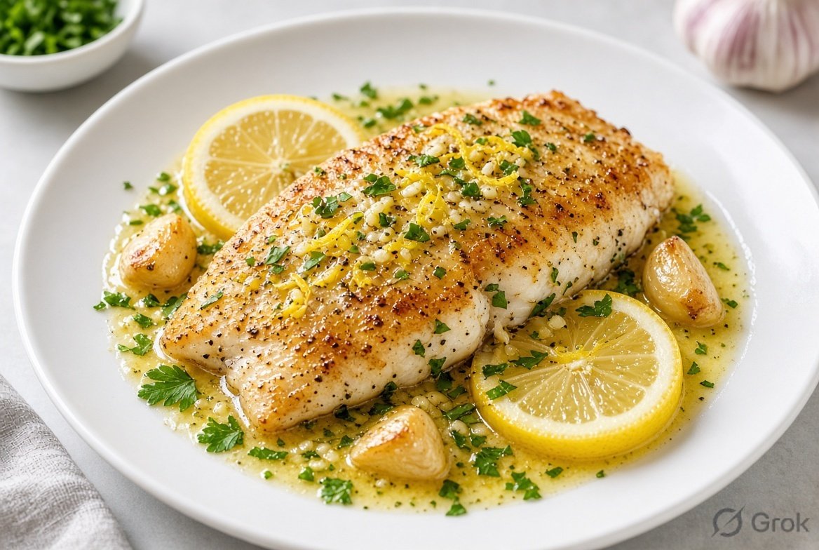 Lemon Garlic Fish