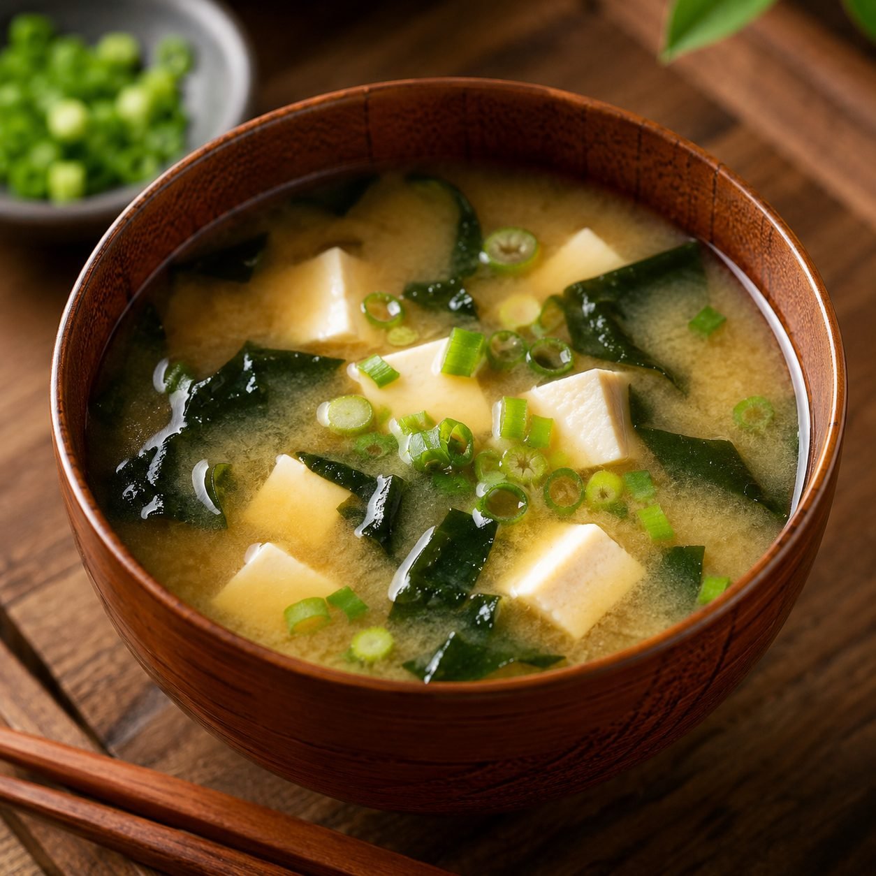 Japanese Miso Soup | Traditional Japanese Miso Soup with Tofu