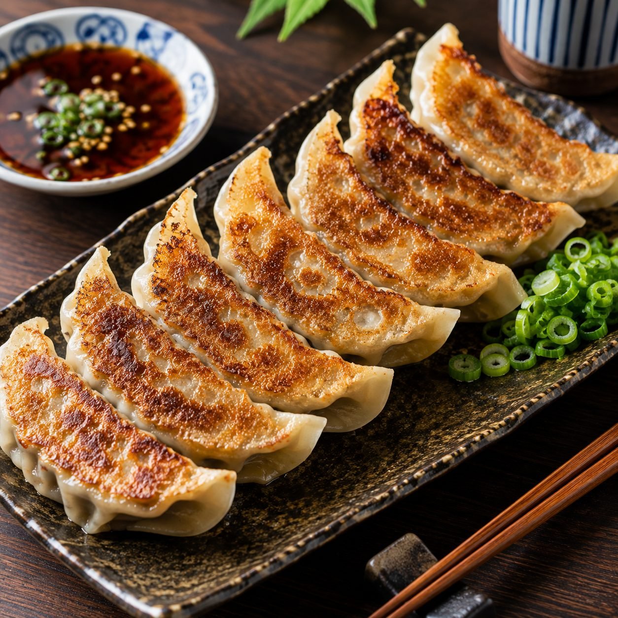Japanese Gyoza | Crispy Pan-Fried Japanese Dumplings