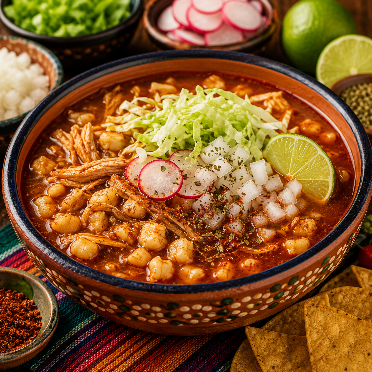 Mexican Pozole Recipe | Traditional Hominy & Pork Soup
