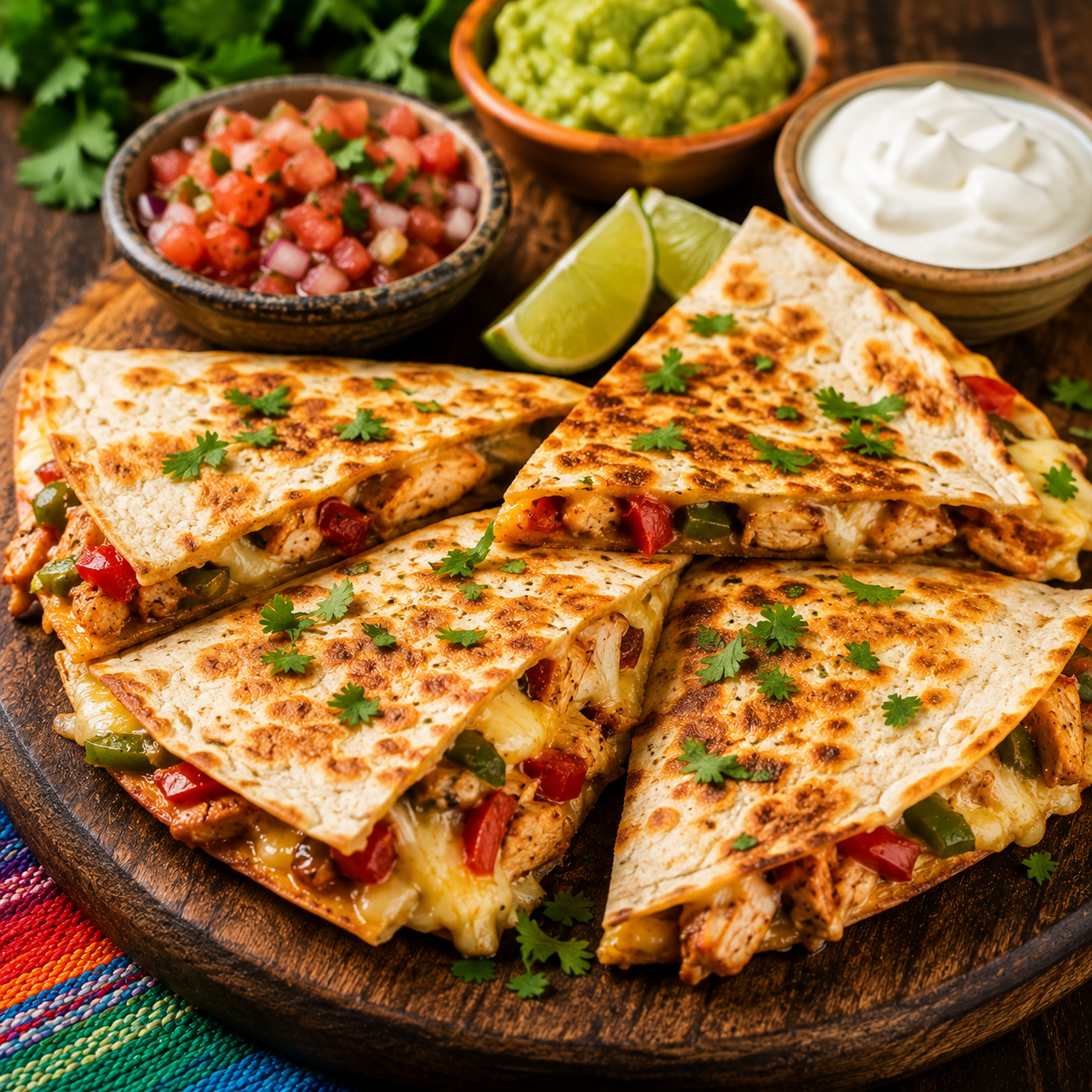 Mexican Quesadillas | Crispy Cheese-Filled Mexican Tortillas