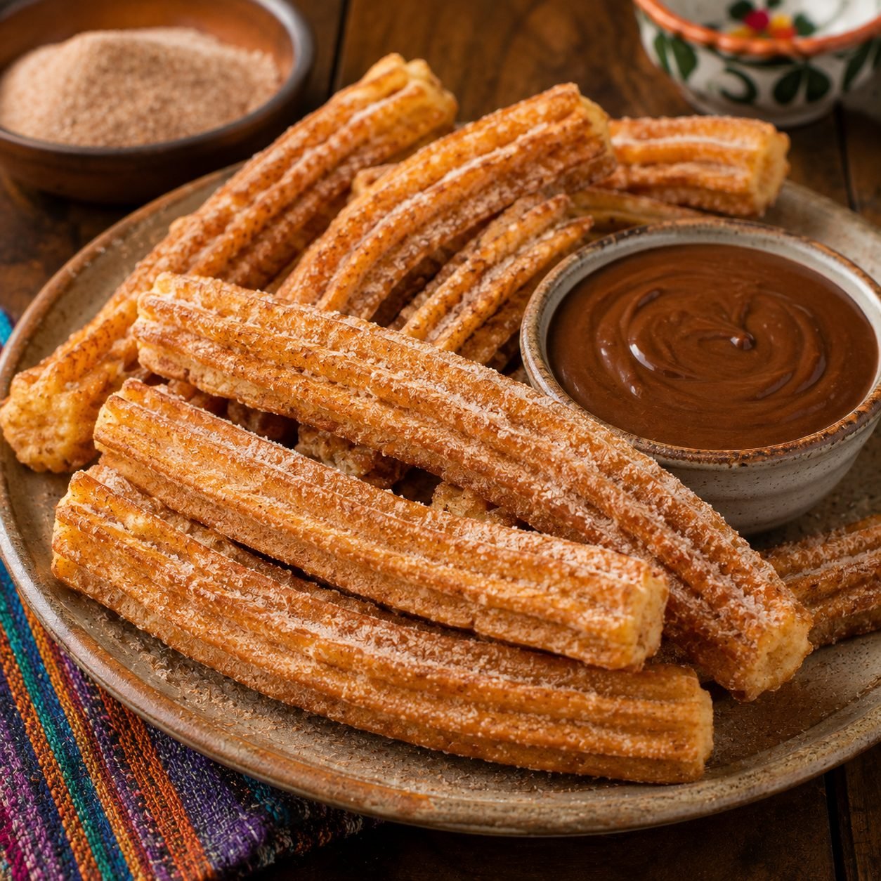 Mexican Churros | Crispy Cinnamon Sugar Fried Churros