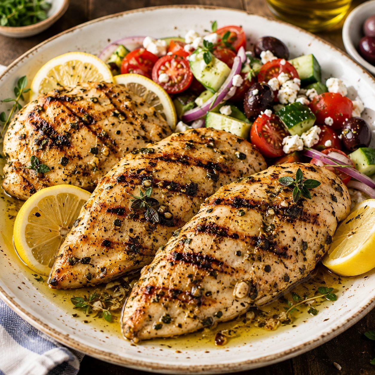 Greek Lemon Herb Chicken | Juicy Mediterranean-Style Chicken