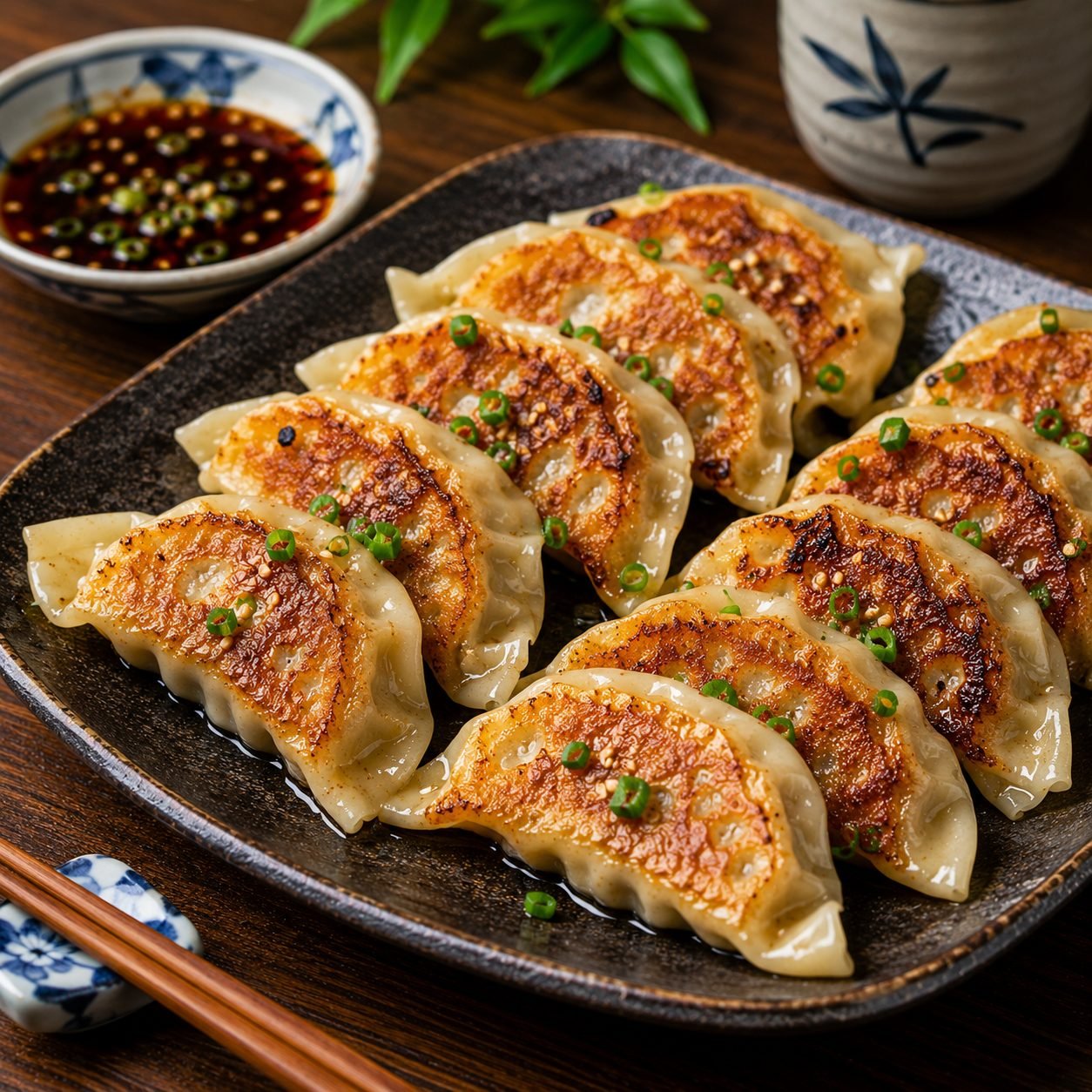 Japanese Gyoza Recipe | Crispy Pan-Fried Pork Dumplings